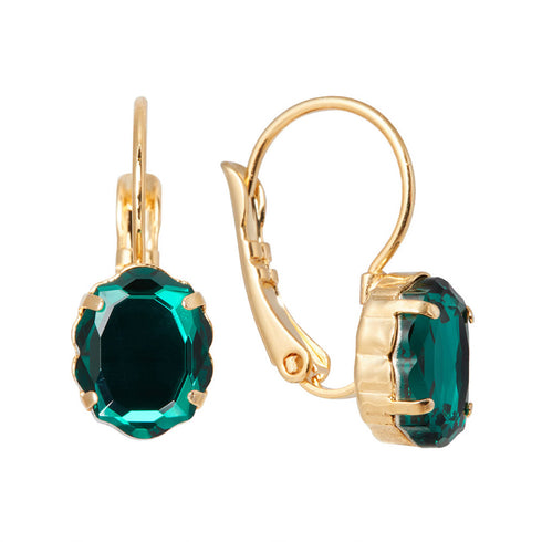 Komplekts "Baroka Spogulis (Emerald)" ar Swarovski™ kristāliem